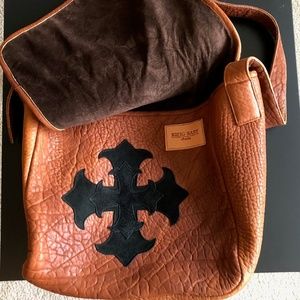 King Baby Studio Leather Messenger Bag - Rare!